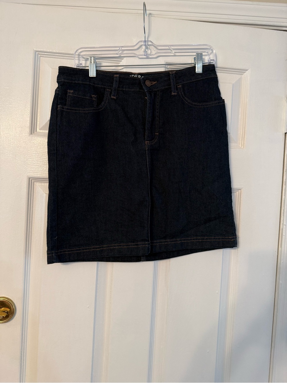 Lee Riders Midrise Skirt Blue Denim